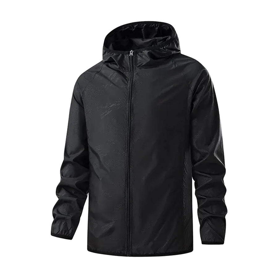 Compact Running Windbreaker - Black