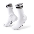 Sprint Pro Compression Running Socks - White Black