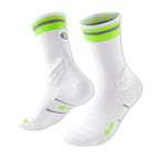 Sprint Pro Compression Running Socks - White Green